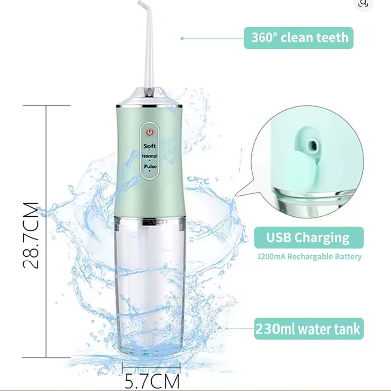 Limpiador Dental Irrigador Oral Recargab